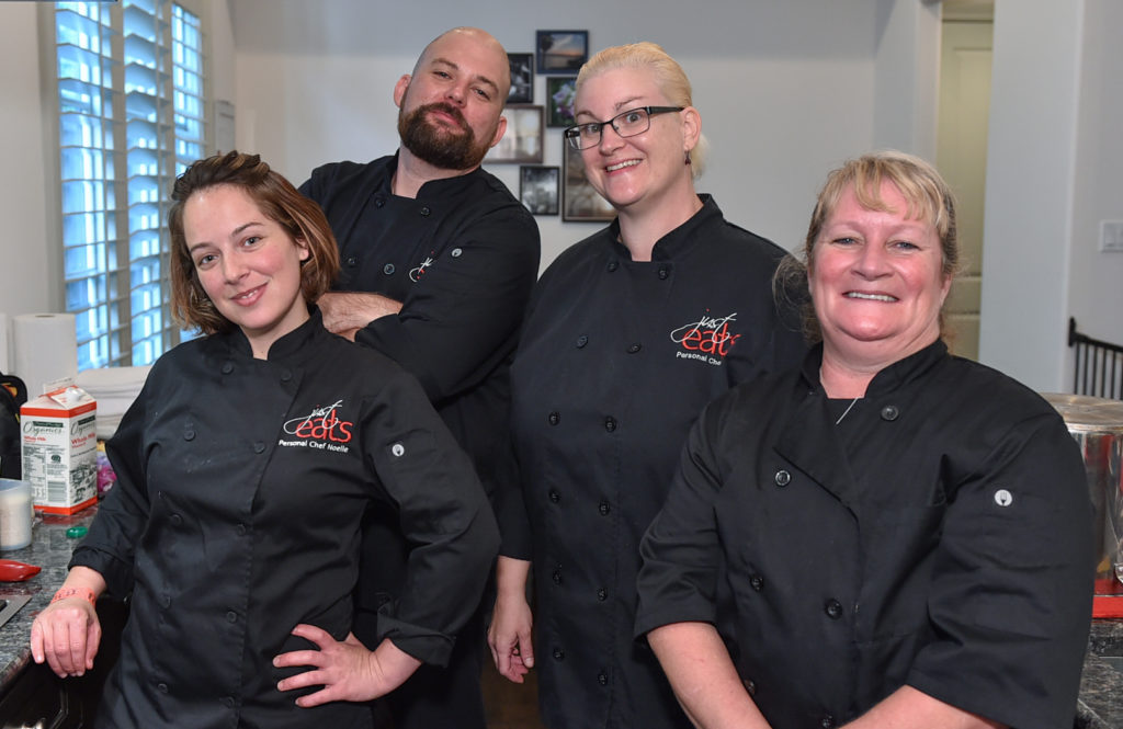 Chefs Noelle, Drew, Teri and Dana