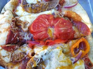 Grilled Pizza