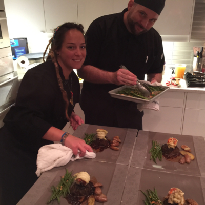 Chefs Noelle and Drew