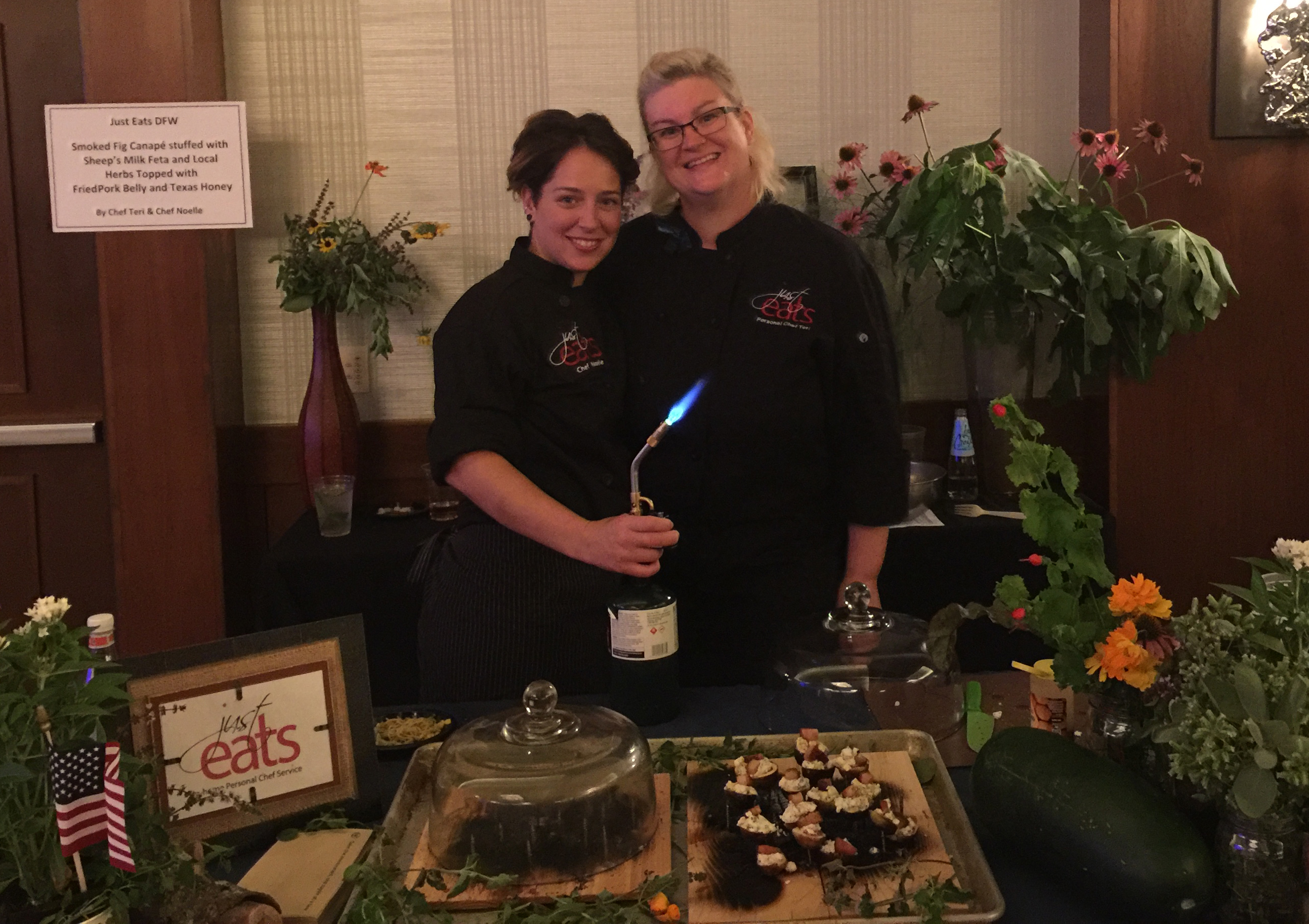 Chefs Noelle and Teri, Charity Event