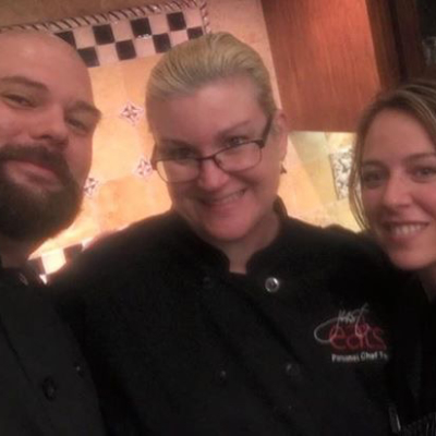 Chefs Drew, Teri and Noelle