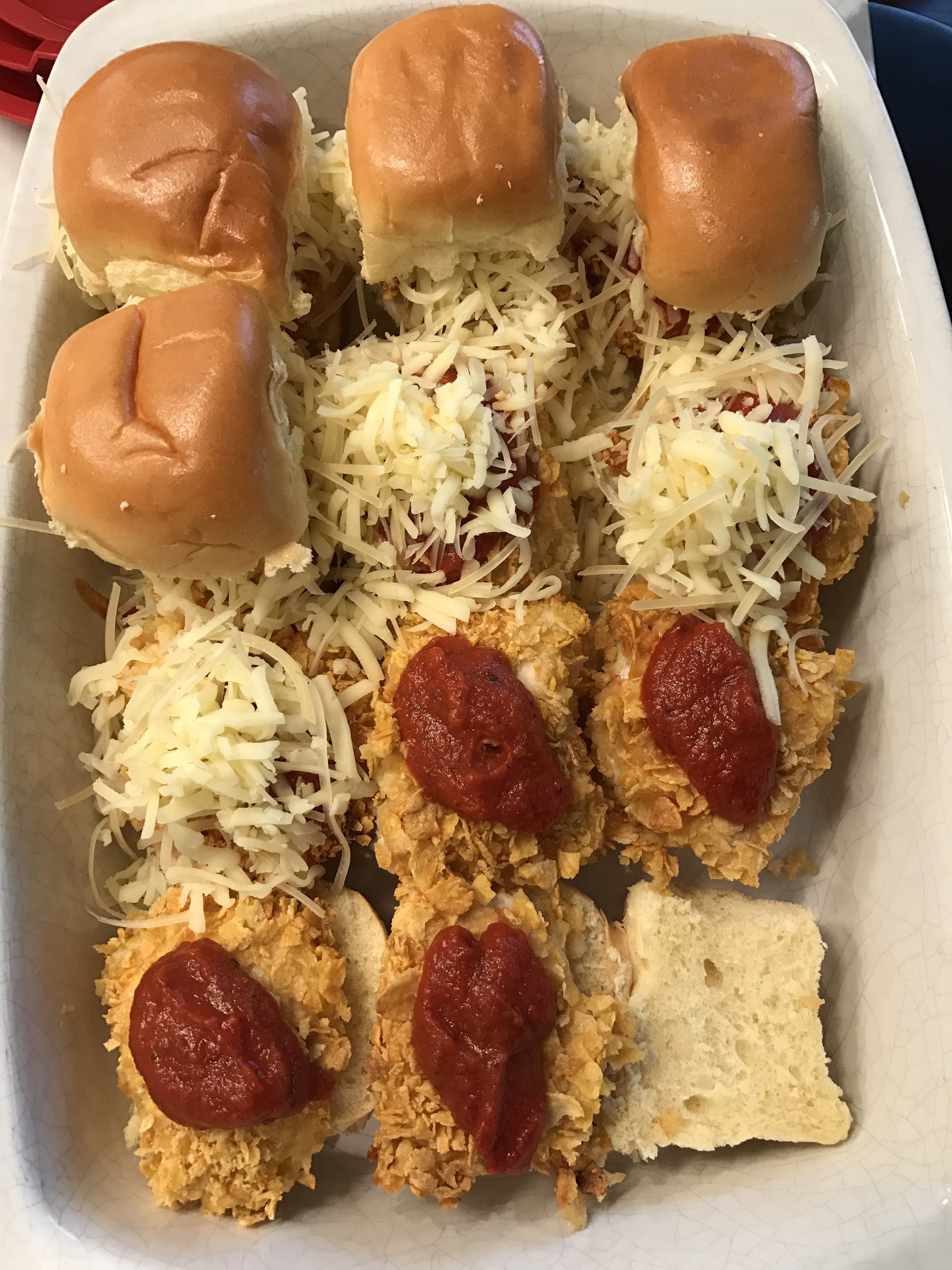 Chicken Parmesan Sliders