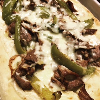 Philly Cheesesteak Pizza