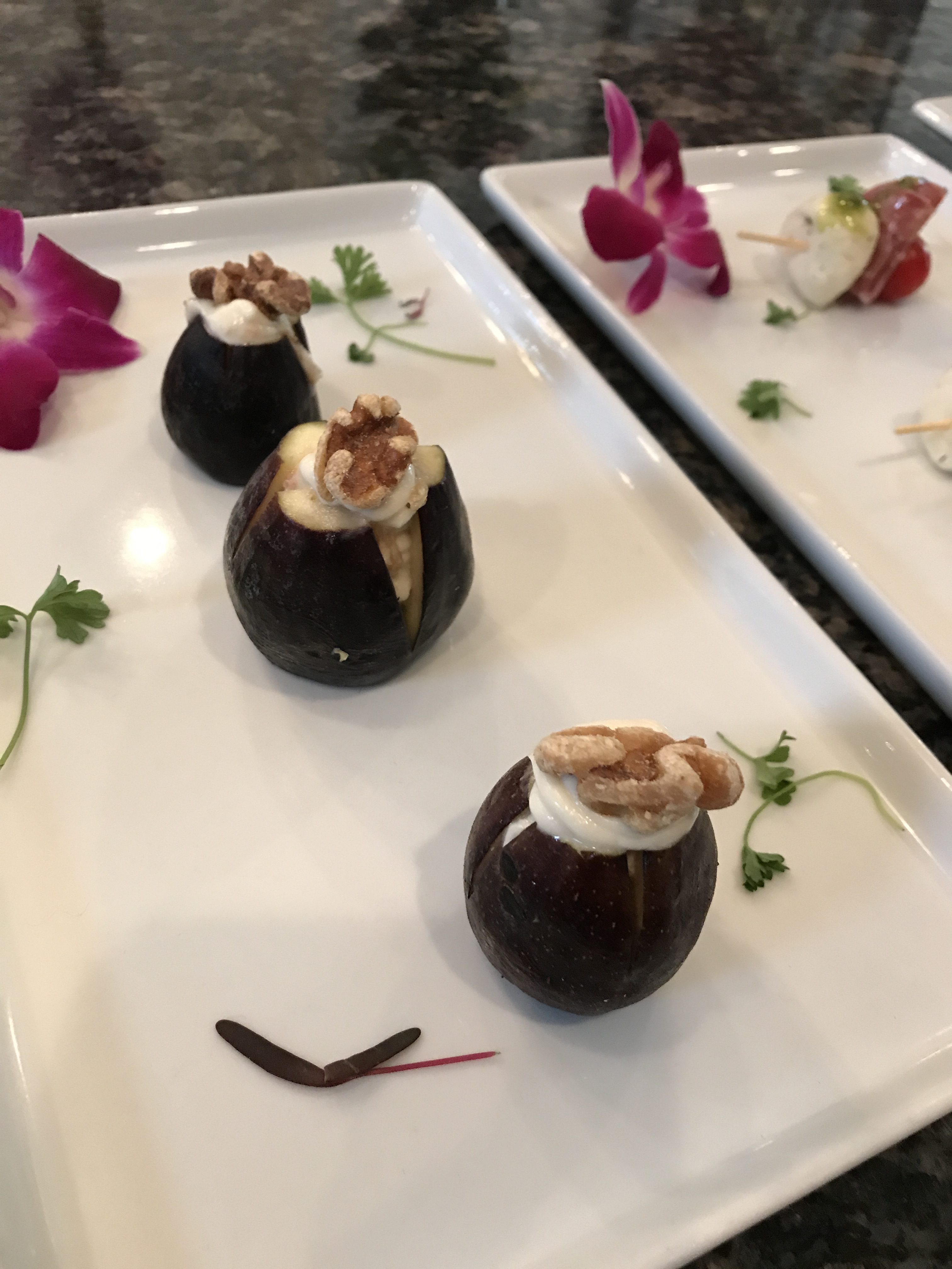 Honeyed Goat Cheese Stuffed Figs