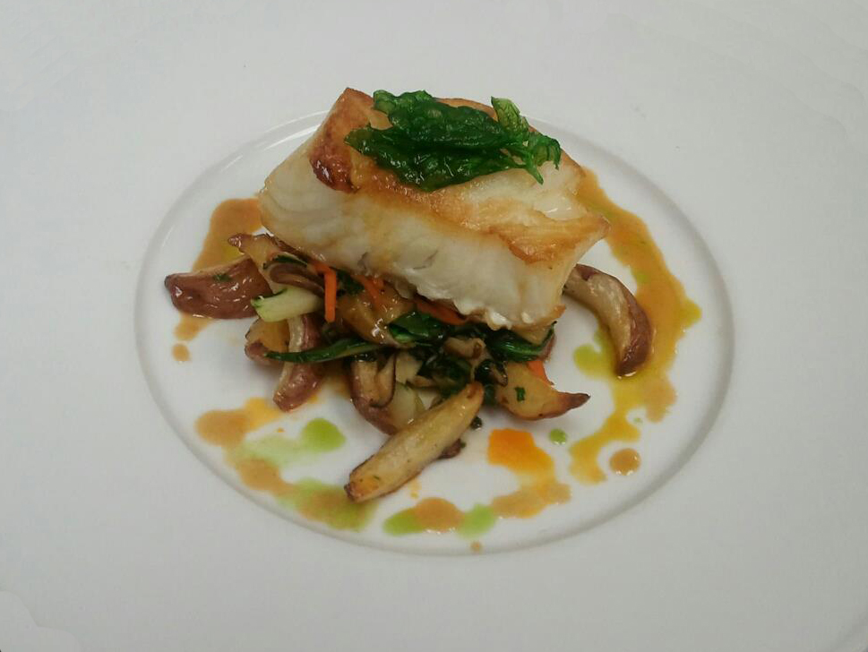 Sea Bass, Soy, Shiitake Mushroom